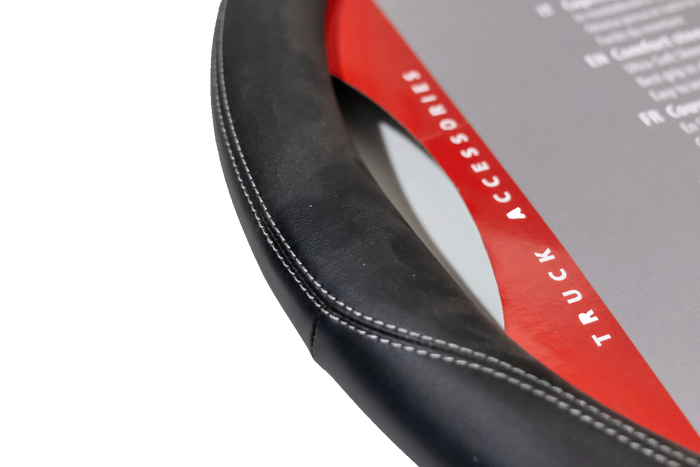 OUTLET XL Club Premium Lederen Stuurwielhoes voor Vrachtwagens