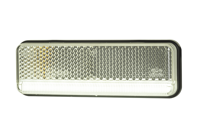 HORPOL LD 2434 LED-markeringslamp, universeel, wit, SLIM