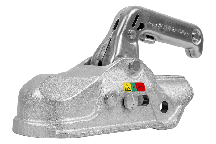 WINTERHOFF WW 30-D3-K1212 kogelkoppeling voor aanhanger van 3000 kg met dissel van 50-51 mm buis, gietijzer