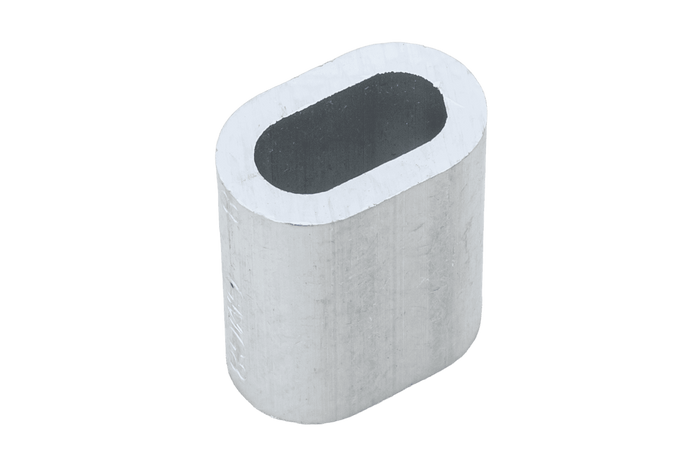 Aluminium connector voor touwen DROMET ZLA.8 bus voor 8mm touwen