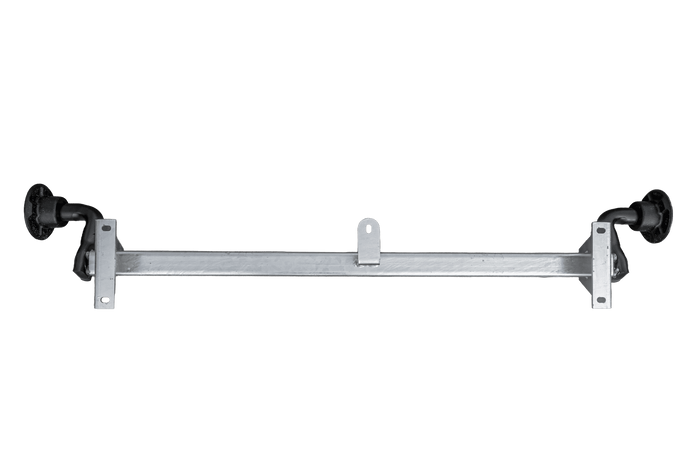 KNOTT VG7-L ongeremde as voor 750kg aanhanger 1125mm 1615mm 4x100