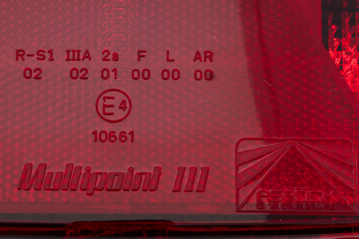 ASPÖCK Multipoint III achterlicht, 8 functies, links