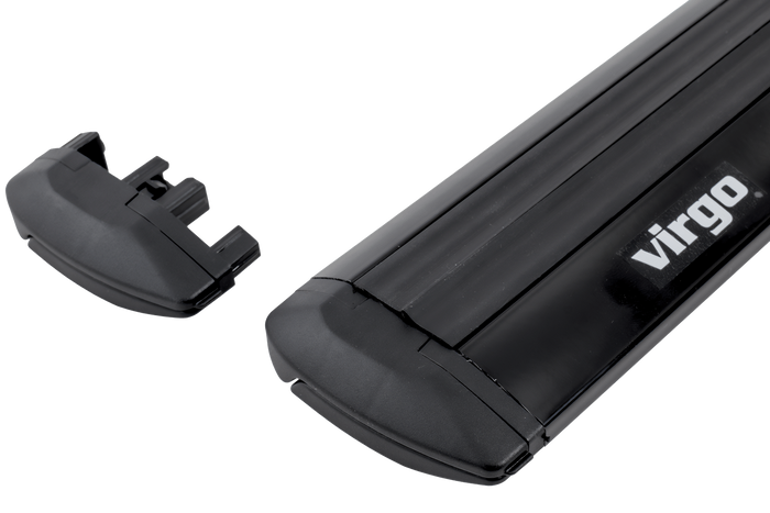 Inter Pack Virgo IR 120 (G2) dakdrager voor geïntegreerde dakrails (zwart)