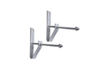 Set van twee ProPlus 390050 wielhangers/bandenrekken voor wandmontage.