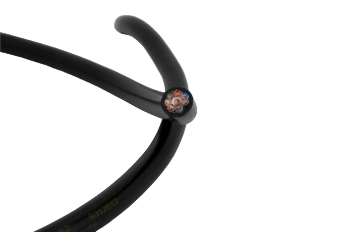 HYBSZ YLY-S 8x1 achtaderige elektrische kabel - 1m