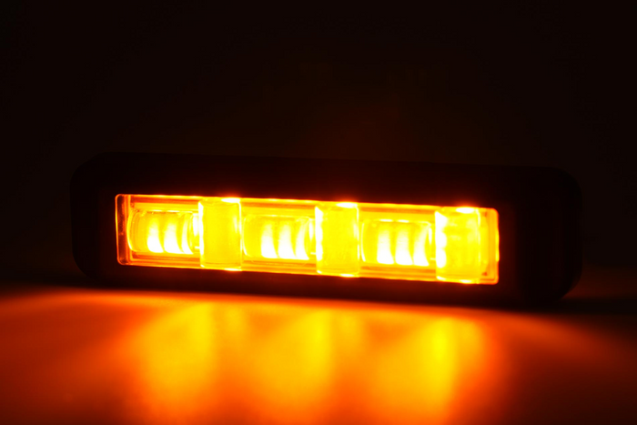 Waarschuwingslamp WAŚ 2466 W285 LED knipperlamp oranje MASTER/SLAVE