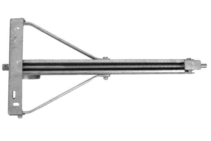 KNOTT 6X1197.007 uitschuifbare hoeksteunstabilisator voor aanhanger 1100 kg 498 mm