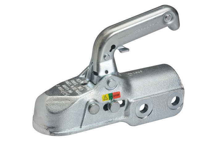 WINTERHOFF WW 350-RC-H1414 kogelkoppeling voor aanhanger van 3500 kg met dissel van 60 mm buis, gietijzer