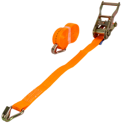 UNITRAILER 5m/25mm/1t oranje transportband met spaninrichting