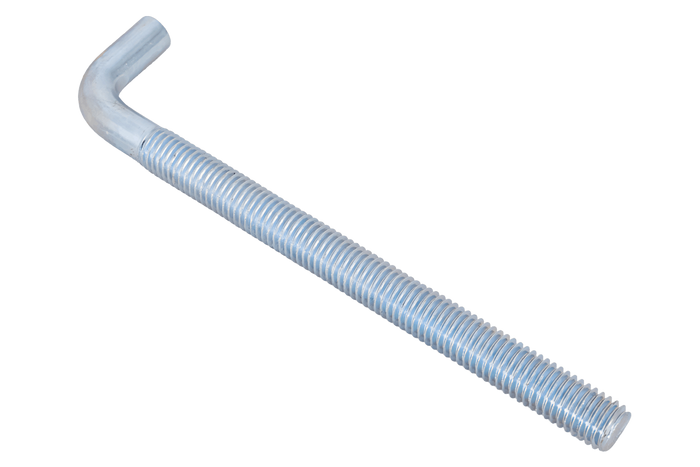 DROMET HP M10x140 schroefhaak met een L-vormige uiteinde (recht)