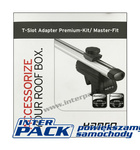 T-profiel MF (sleuven) - adapter voor T-sleufbalken - Inter Pack Traxer, Carver, Zenith