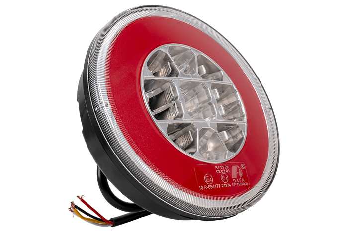 TT TECHNOLOGY TT.12008 Glo-Trac LED Hamburger Achterlicht 3 Functies Universeel