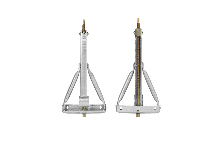 ProPlus 361501 uitschuifbare hoeksteunstabilisator voor aanhanger van 500 kg, 457 mm