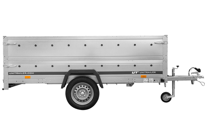Lichte aanhangwagen 264x125 UNITRAILER GARDEN 264 KIPP met BIS zijwanden