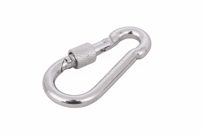 Karabijnhaak met veiligheidssysteem voor touwen DROMET KSZ.5.50 brandweerhaak 5x50mm