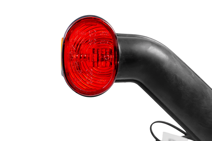 ASPÖCK SUPERPOINT II linker markeringslamp op een rubberen arm met zijkabel
