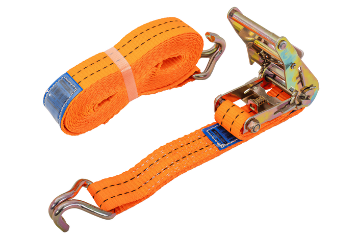 UNITRAILER 6m/35mm/2t oranje transportband met spaninrichting