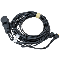 MANTES elektrische installatie, kabelboom voor aanhangwagen, 5 m, 13-polige stekker, 2x 5-polige bajonetten