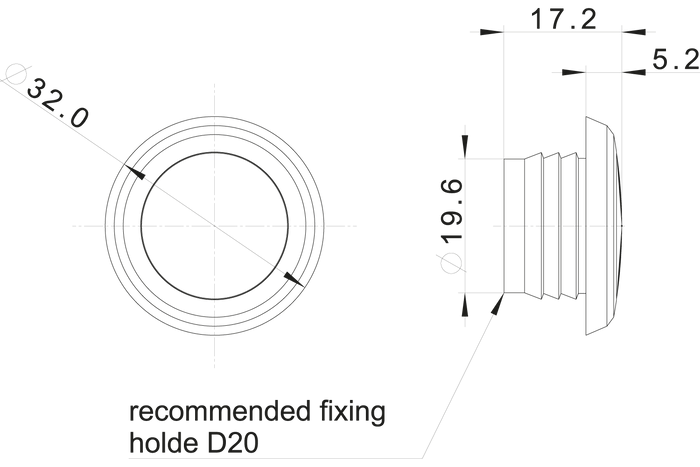 FRISTOM FT-074B LED universele markeringslamp