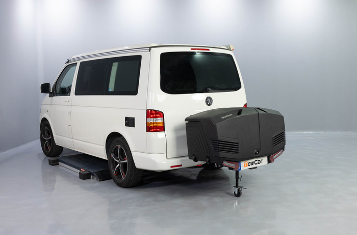 Towbox V3 Camper zwart - bagagebox voor op de trekhaak