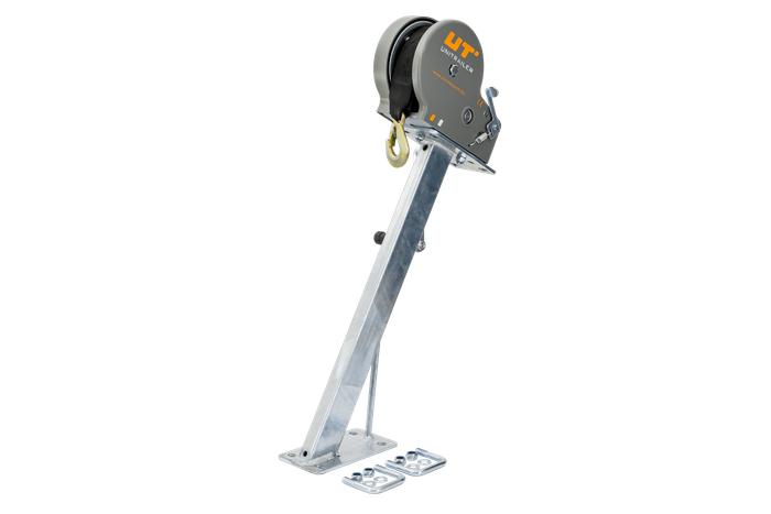 UNITRAILER handlier 1135 kg voor aanhangwagen of takelwagen, met beugel