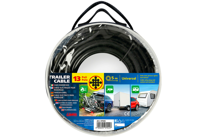 LAMP elektrische kabel 13x0,75 dertienaderig - 5m
