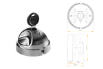Anti-inbraakslot DAKEN SATURN EVO (set: 2 stuks)