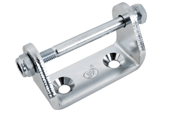 STEELPRESS UH-01 inbouwscharnierhouder voor montage aan de aanhangerzijde