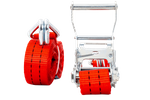 UNITRAILER 6m/35mm/2t rode transportband met spanner