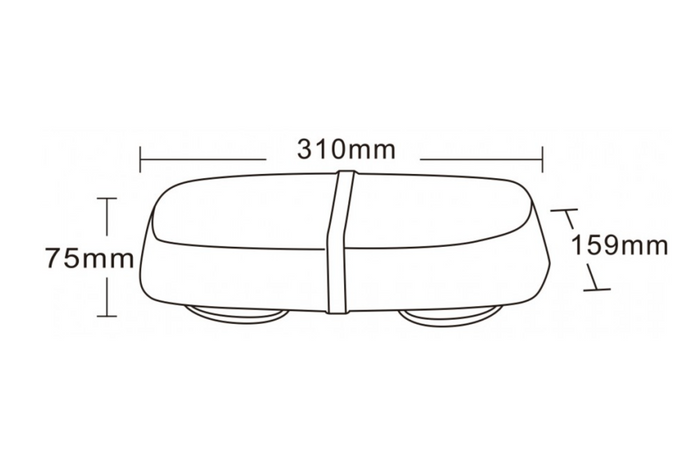 Belka ostrzegawcza LED Kamar BLK0010