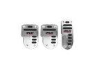 LAMPA RACE 1 PILOT aluminium pedaalcovers met antislip rubber
