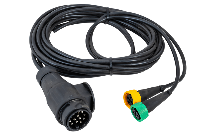 ASPÖCK MULTIPOINT IV achterlichten + MANTES 4m 13PIN kabelboom