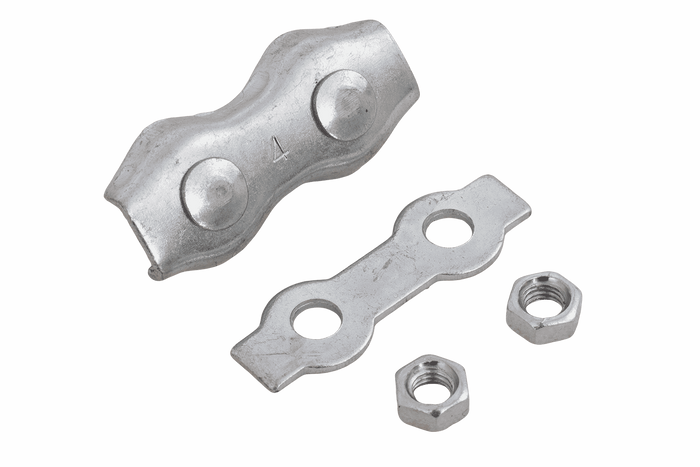 DROMET ZLS.4 duplex klem koordverbinder voor 4mm touwen