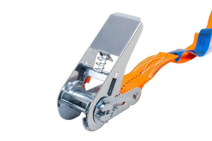 HILLS 5m/25mm/1t oranje eendelige spanband met spanner
