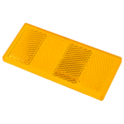 Reflector oranje reflectorlamp voor aanhangers, 90 x 40 mm