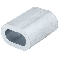 Aluminium connector voor touwen DROMET ZLA10 bus voor touwen 10mm