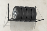 Velg- en bandenhanger LAMP verstelbare wandhouder voor wielen