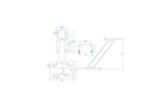 ProPlus aanhanger reservewiel montagebeugel hoek 8-16"