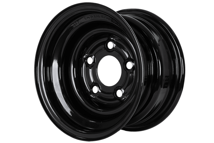 Stalen velg voor aanhanger UNITRAILER zwart 6Jx10"H2 5x112 ET:-4