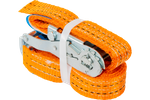 UNITRAILER 4m/35mm/2t oranje transportband met spaninrichting