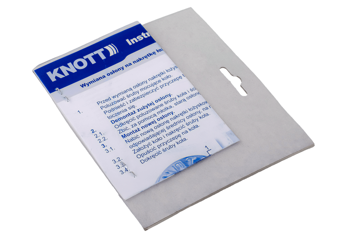 Naafdop KNOTT 52,2 mm deksel voor aanhanger