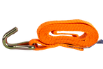 UNITRAILER 2m/25mm/1t oranje transportband met spaninrichting