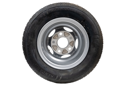 OUTLET Verstevigd wiel voor aanhanger KENDA BAND 195/55 R10C 98/96N ALU VELG STARCO 6Jx10"H2 5x112 ET:-4