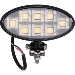LED-werklampreflector TT TECHNOLOGY ZWART TT.13417 160xLED 8900lm ovaal