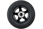 Versterkt aanhangerwiel KENDA BAND 185/80 R14C 104/102N ALUMINIUM VELG STARCO zwart 5.5Jx14"H2 5x112 ET 30