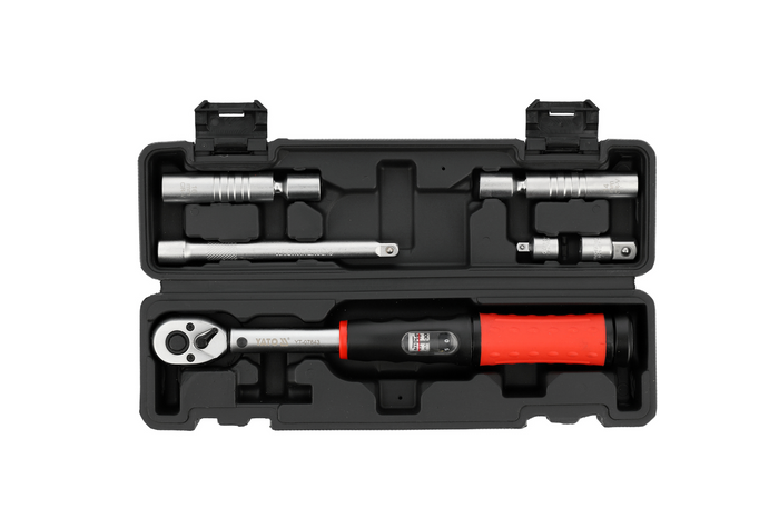 YATO 3/8" 10–60Nm 6-delige momentsleutelset voor het vervangen van bougies