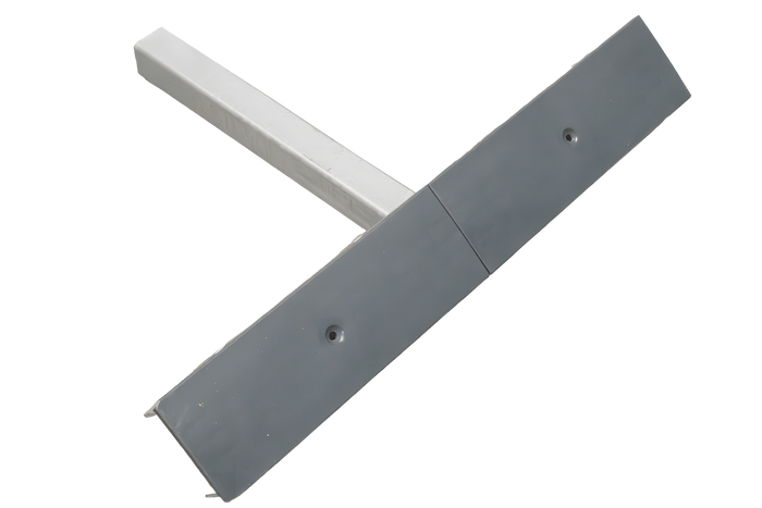 OUTLET UNITRAILER vlakke zijsteun, lengte 59 cm, hoogte 40 cm, voor boottrailer, GRIJS