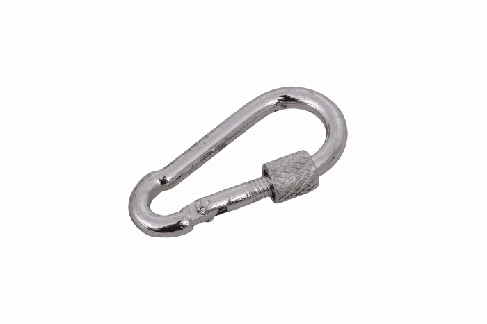 Karabijnhaak met veiligheidssysteem voor touwen DROMET KSZ.4.40 brandweerhaak 4x40mm