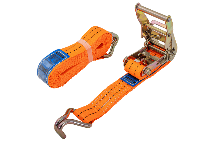 UNITRAILER 4m/35mm/2t oranje transportband met spaninrichting