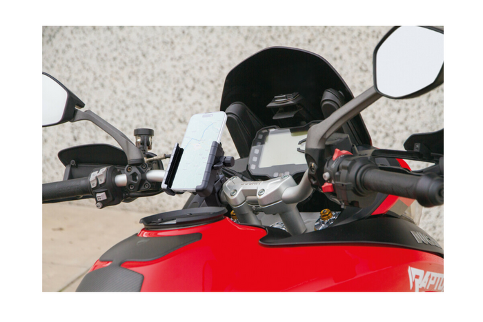 Slimme telefoonhouder voor op het stuur